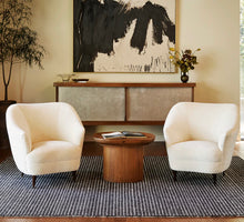 Load image into Gallery viewer, Melrose Checked Wool Area Rug Charcoal 8&#39; x 10&#39;
