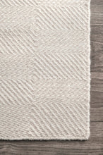 Load image into Gallery viewer, Hand Woven Ago Area Rug 7&#39; 6&quot; x 9&#39; 6&quot; - Cream

