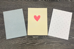 Sugar Paper Stiched Notebooks - 3 pack assorted