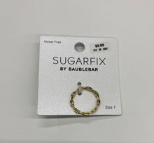 Load image into Gallery viewer, SUGARFIX by BaubleBar - Chain Link Gold Ring
