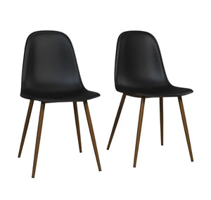 2pk Copley Armless Dining Chairs - Black