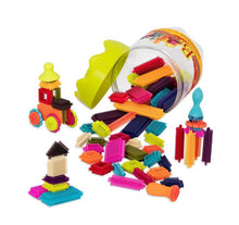 Load image into Gallery viewer, B. toys Educational Building Set - Bristle Block Stackadoos
