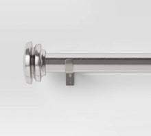 Load image into Gallery viewer, 48&quot;-84&quot; Café Curtain Rod Brushed Nickel

