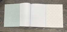 Load image into Gallery viewer, Sugar Paper Stiched Notebooks - 3 pack assorted
