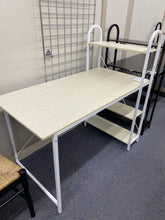 Load image into Gallery viewer, Computer Desk w/Shelves - White Frame
