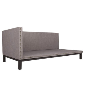 Twin Mid Century Modern Upholstered Daybed - Gray - Dorel Home Products