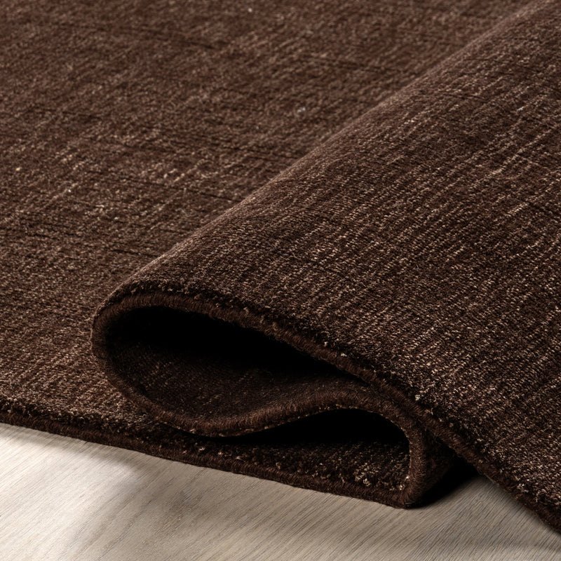 Arrel Speckled Wool-Blend Area Rug 8'6 x 11'6 - Brown