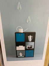 Load image into Gallery viewer, 11&quot; 6-Cube Organizer Shelf - Espresso
