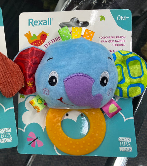 Rexall Teething Doll - Elephant