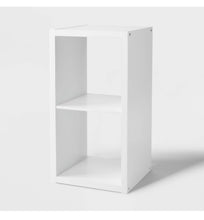 Load image into Gallery viewer, 13&quot; 2 Cube Organizer Shelf White
