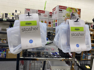 Stasher Reusable Food Storage Stand-up Mid Bag - Clear