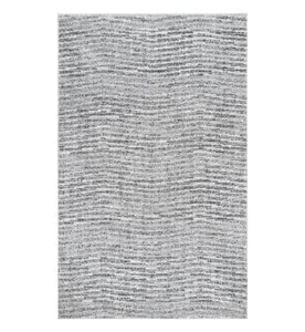 12' x 15' Ripple Waves Area Rug - grey