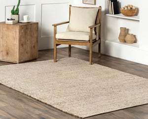 10'3"x14'4" Elfriede Farmhouse Jute Blend Area Rug