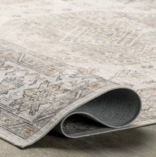 Load image into Gallery viewer, Darby Persian Stain Repellent Machine Washable Area Rug Beige 9' 6" x 13' 6"
