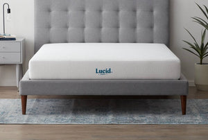 Lucid Essence 8" SureCool Gel Memory Foam Mattress with Antimicrobial Technology - Queen