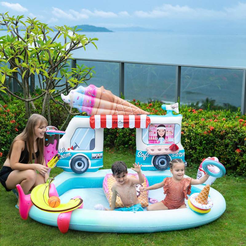 Ice Cream Truck Spray Pool