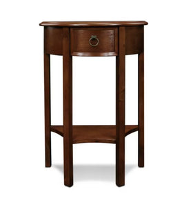 Demilune Hall Stand/Accent Table - Chocolate Cherry