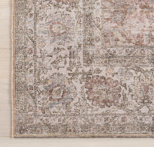Load image into Gallery viewer, 6&#39;7&quot; x 9&#39; Glenette Traditional Vintage Medallion Area Rug
