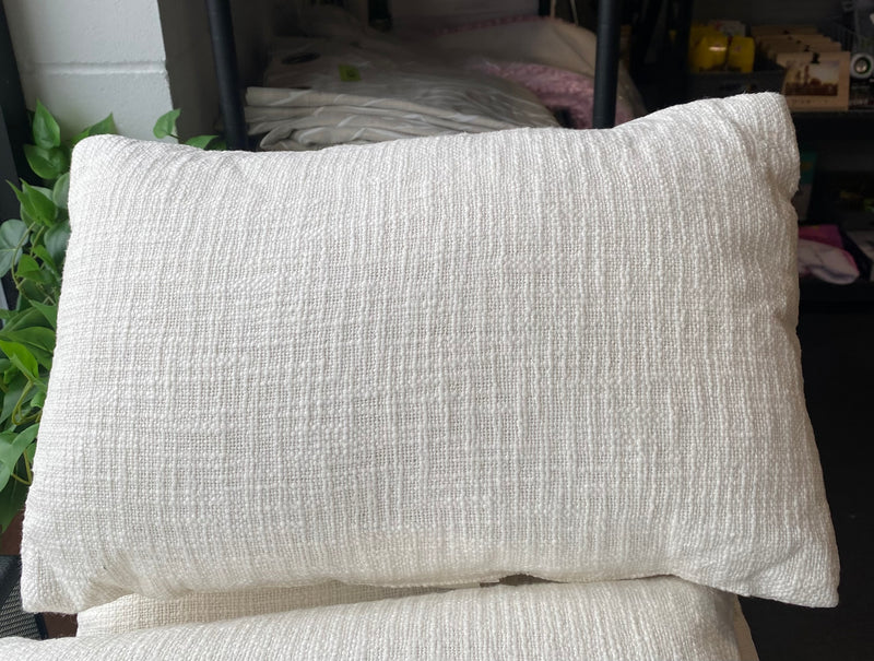 Lumbar Throw Pillow - Cream