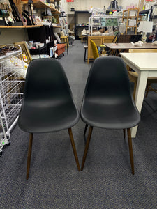 2pk Copley Armless Dining Chairs - Black