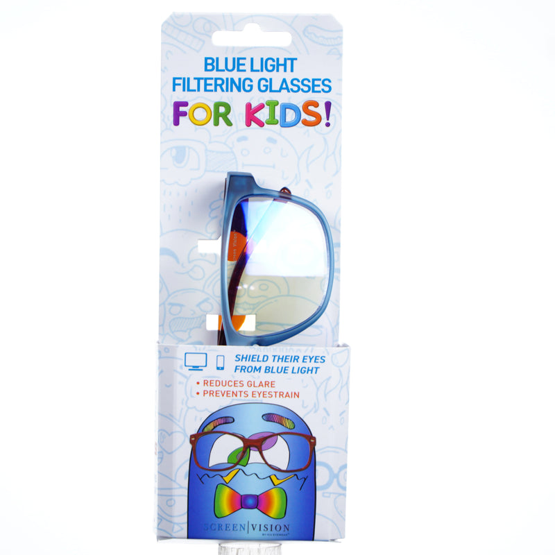 Blue Light Filtering Glasses For Kids - Cerulean