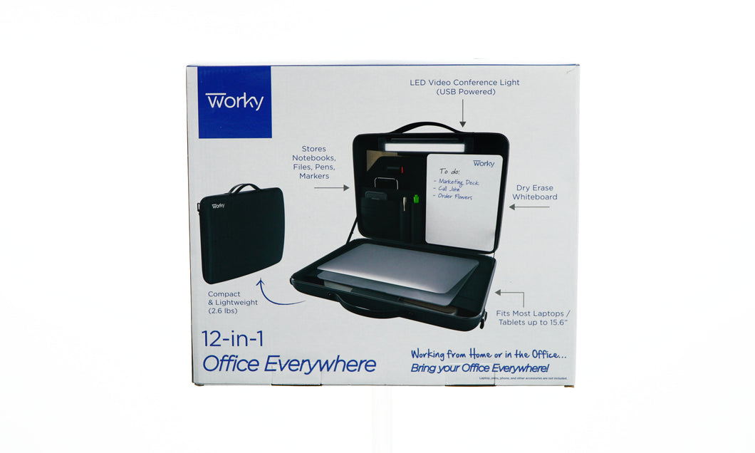 Worky Office Everywhere 12-In-1, Black