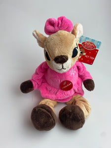 Rudolph the Red Nosed Reindeer & Friends 11in Dog Toys with Squeaker