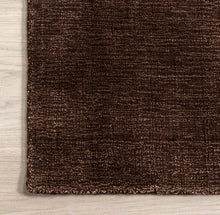 Load image into Gallery viewer, Arrel Speckled Wool-Blend Area Rug Truffle Brown 10' x 14'

