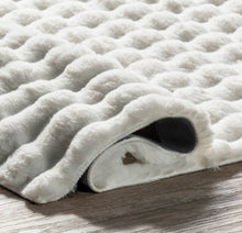Load image into Gallery viewer, 7&#39;6&quot; x 9&#39;6&quot; Jeni Solid Faux Rabbit Machine Washable Area Rug
