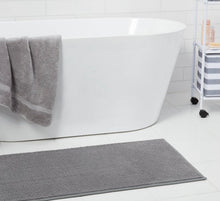 Load image into Gallery viewer, 20&quot;x58&quot; Everyday Chenille Bath Runner Dark Gray
