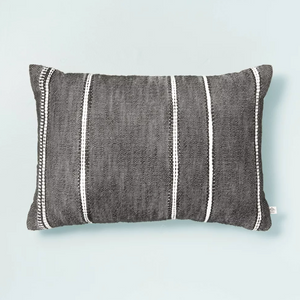 14"x20" Stripe Pattern Throw Pillow