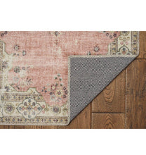 Load image into Gallery viewer, 2&#39;×8&#39; Washable Blanton Runner Rug Pink/Ivory - Linon
