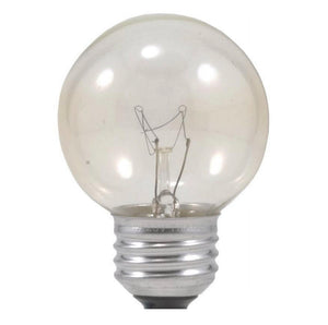 2pk. SYLVANIA 10300 - 40G16.5/BL 120V G16 5 Decor Globe Light Bulb