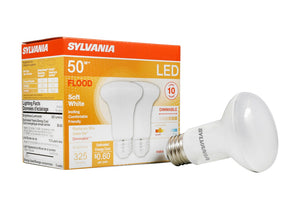 2pk. Sylvania LED Floor Dimmable Light Bulb, R20 - Soft White