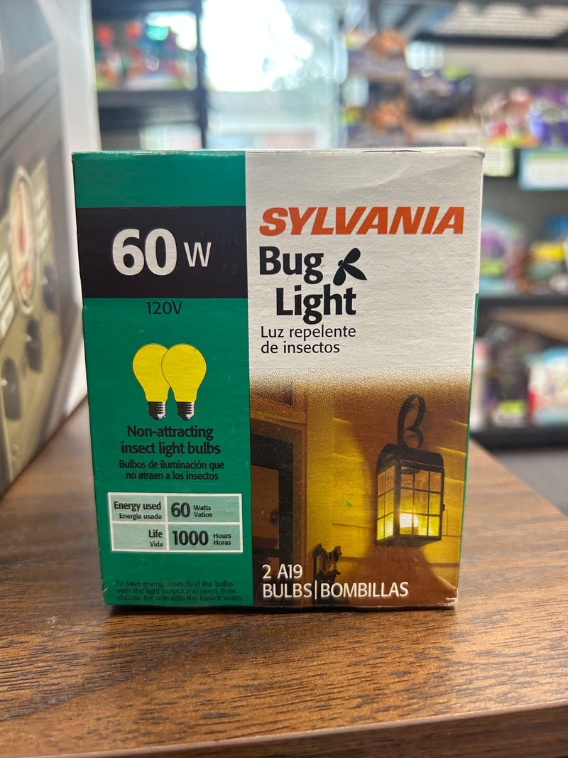 Sylvania 60W A19 Bug Light Bulb