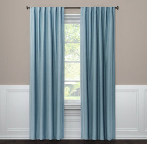 50" x 84"  Aruba Linen Blackout Curtain Panel- Variety