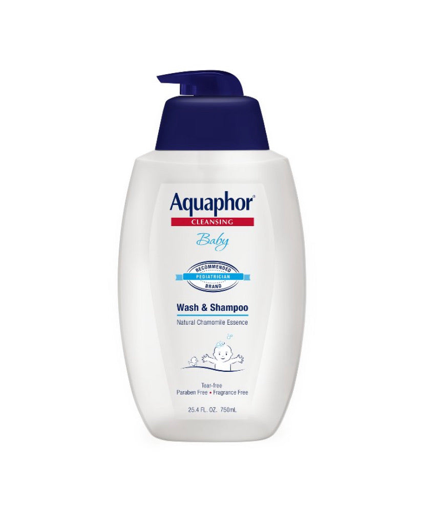 Aquaphor Unscented Baby Wash and Shampoo - 25.4oz