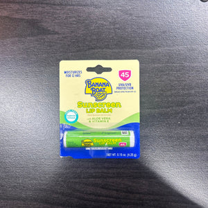 Banana Boat Aloe Vera Sunscreen Lip Balm - SPF 45