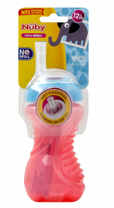 Nuby Active Sipeez with Straw- Red/Blue