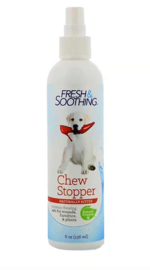 Fresh & Soothing Naturally Bitter Chew Stopper Spray (8oz)