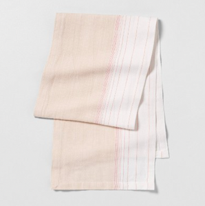 Ombre Table Runner - Dusty Pink Stripe 14 x 72" - H & H Magnolia