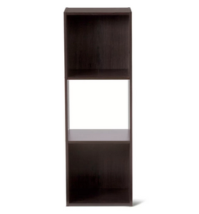 11" 3 Cube Organizer Shelf - Dark Brown