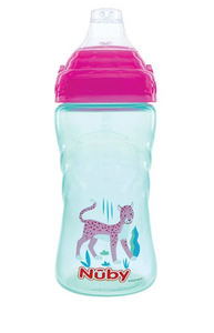 Nuby Thirsty Kids Sip-it Sport and Travel Sippy Cup, 12 fl oz (Variety)