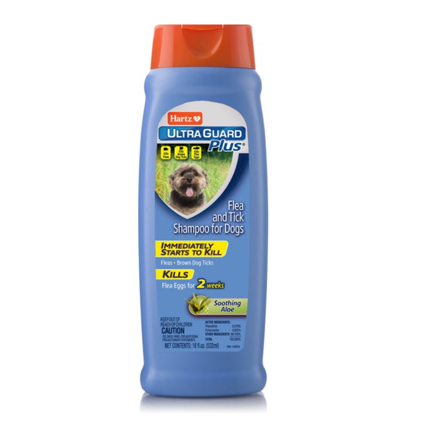 Hartz Ultra Guard Plus Flea & Tick Shampoo For Dogs 18oz.