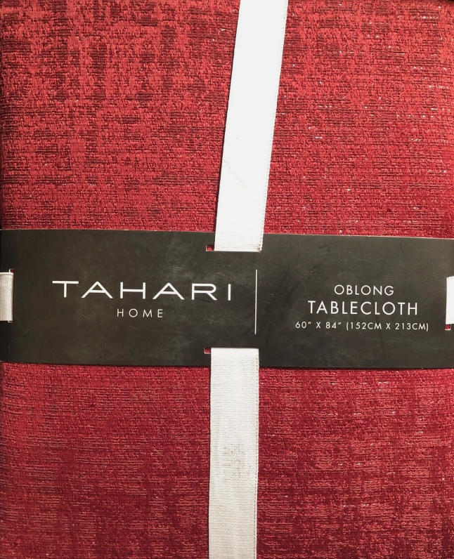 Tahari Home Tablecloth 60
