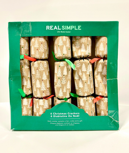Real Simple - 6 Large Christmas Crackers