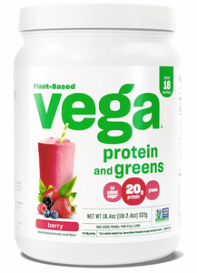 Vega Protein & Greens Vegan Protein Powder - Berry - 18.6oz