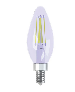 GE 2pk 5W 60W Equivalent Reveal LED HD and Decorative Light Bulbs Clear