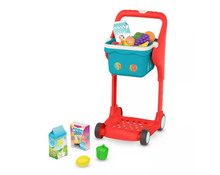 Load image into Gallery viewer, B. play - Shopping Cart &amp; Play Food - Shop &amp; Glow Toy Cart
