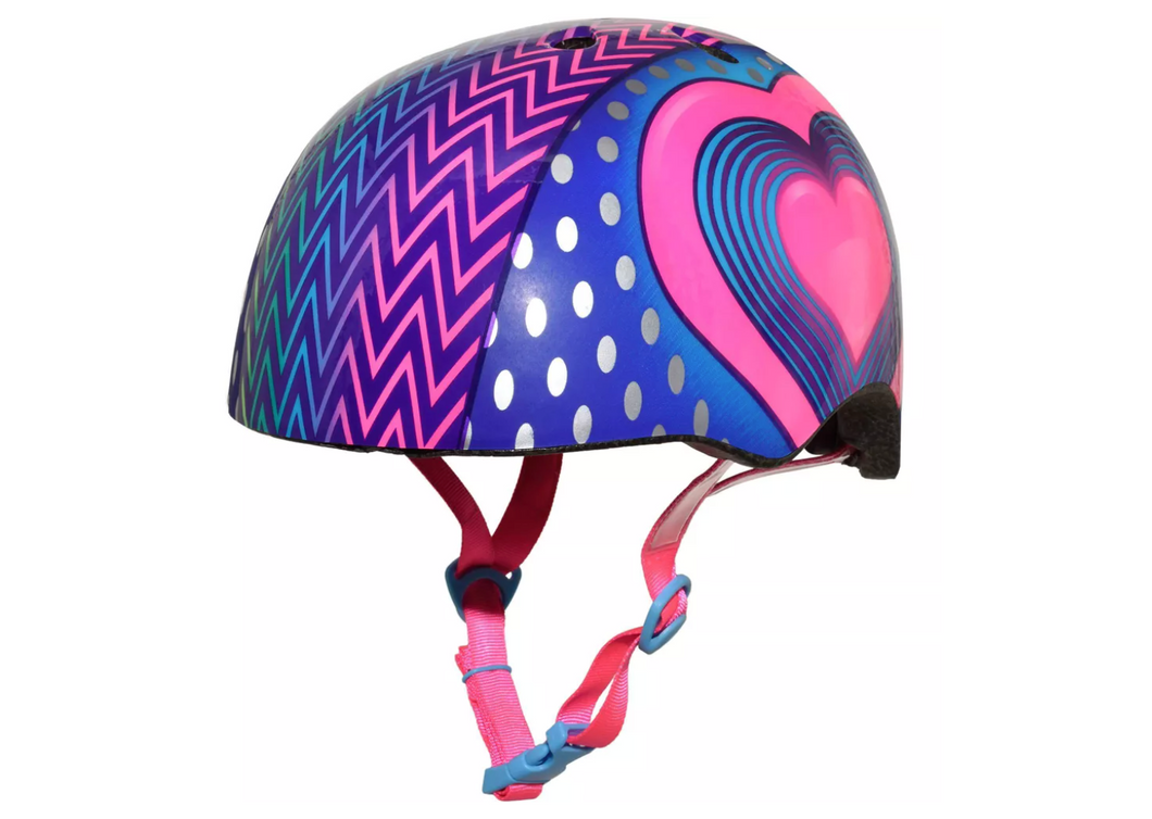 Raskullz LED Hearts Straps Child Bike Helmet